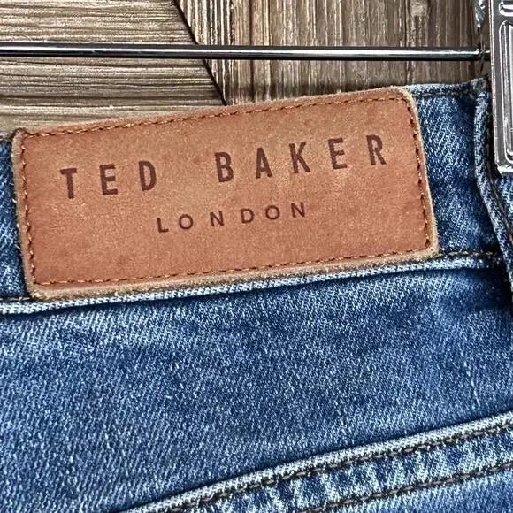 Ted Baker Womens Blue Denim Jeans Size 30 Relaxed Fit High Rise - Picture 5 of 5